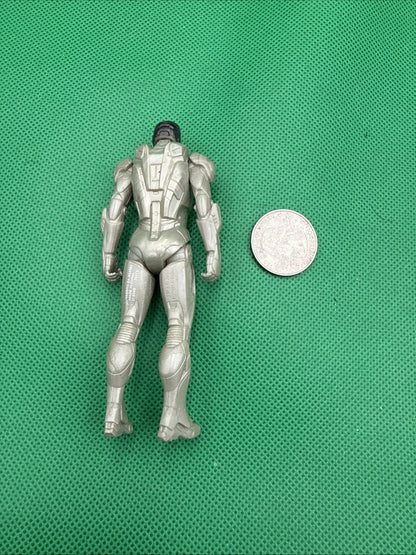 2011 Hasbro Iron Man Action Figure Gray Avengers - toyscardscomics