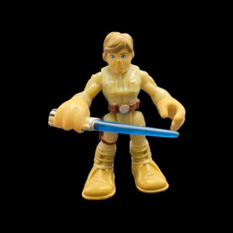 2011 Star Wars Luke Skywalker Figure 2.5" Galactic Heroes Mini Toy Hasbro - toyscardscomics