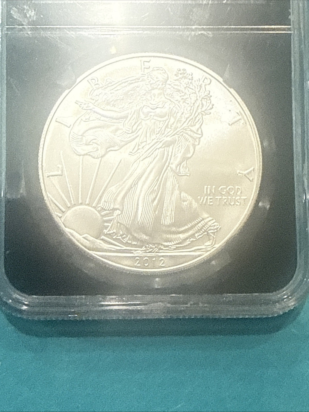 2012 SILVER EAGLE 25th Anniversary NGC BLACK CORE MS70 EARLY RELEASE - toyscardscomics