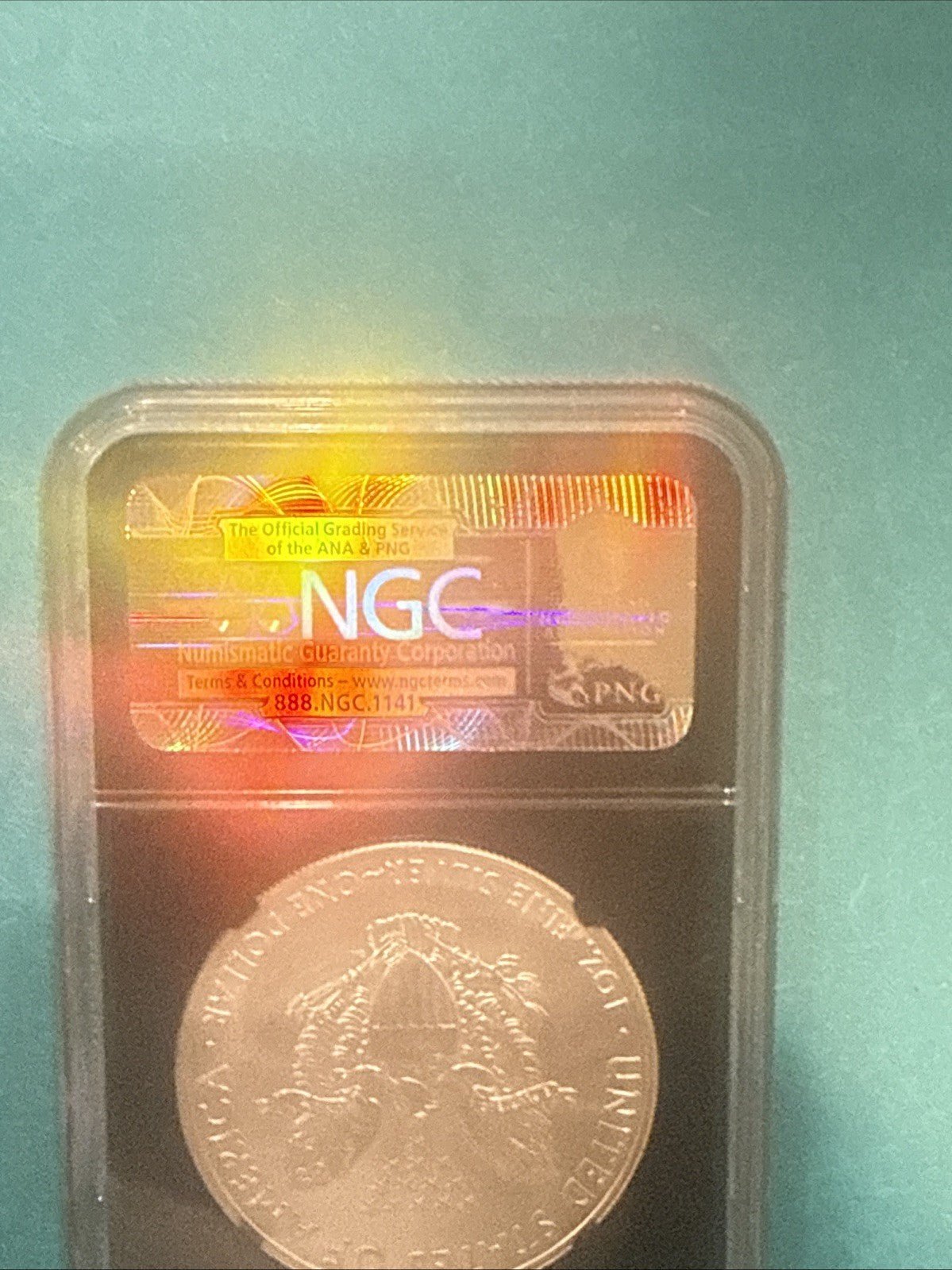 2012 SILVER EAGLE 25th Anniversary NGC BLACK CORE MS70 EARLY RELEASE - toyscardscomics