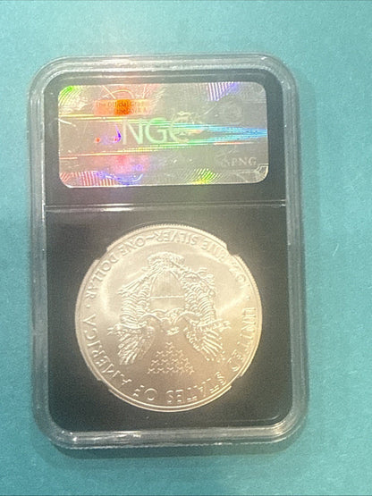 2012 SILVER EAGLE 25th Anniversary NGC BLACK CORE MS70 EARLY RELEASE - toyscardscomics
