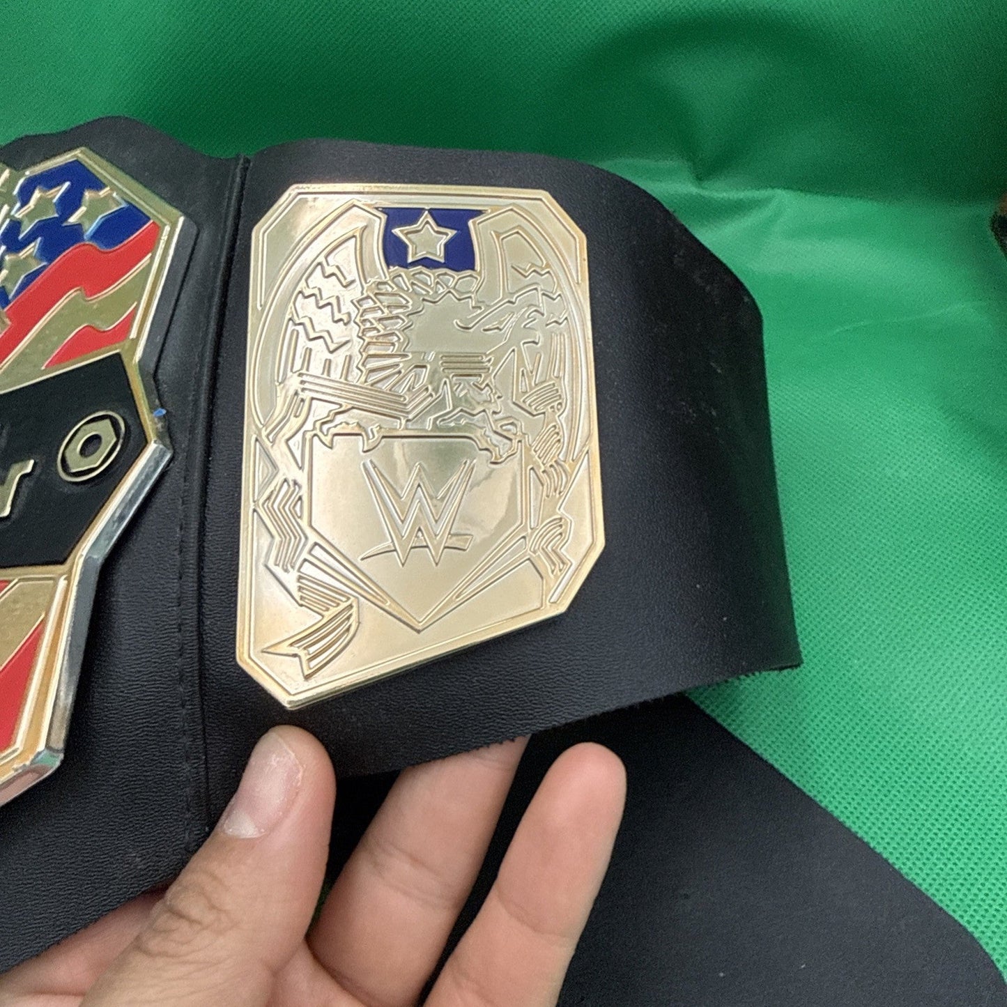2014 Mattel WWE United States Champion Championship Replica Kids Belt Toy - toyscardscomics
