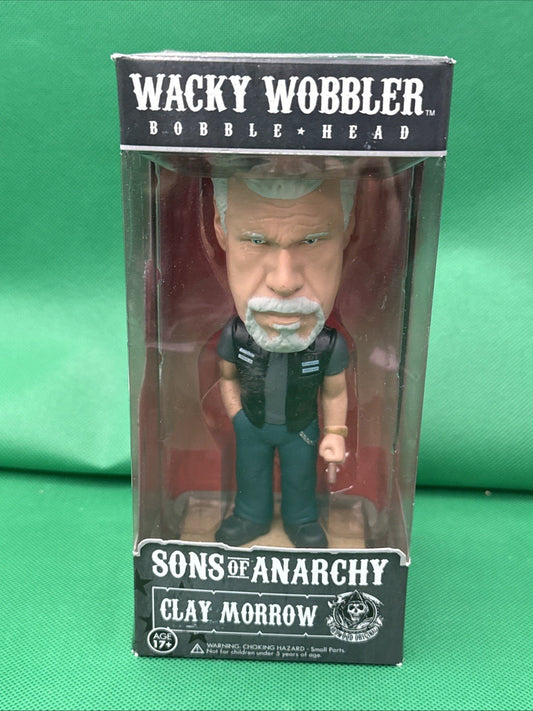 2014 Wacky Wobbler Sons of Anarchy Clay 6" Bobble Head - toyscardscomics