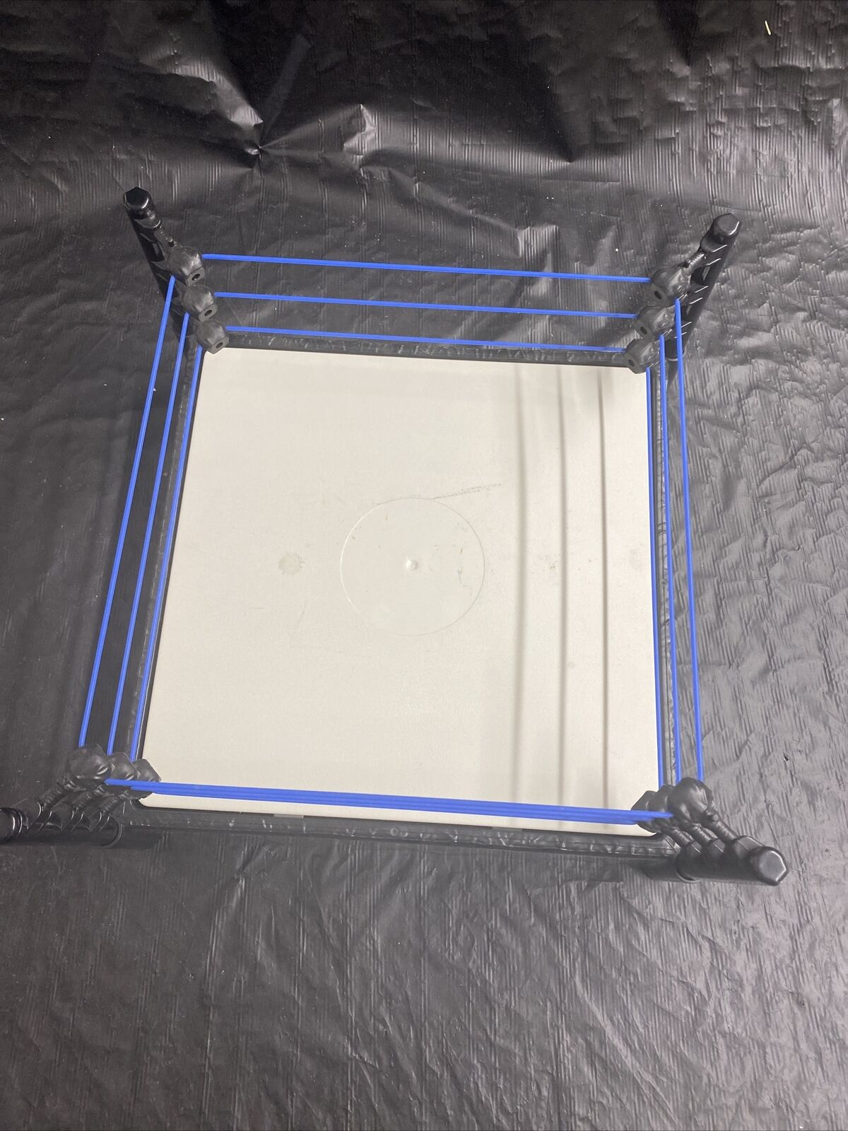 2015 MATTEL WWE WWF CRASH CAGE Wrestling Ring - toyscardscomics