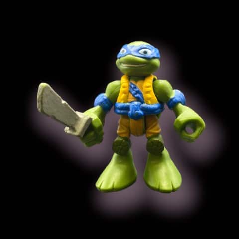 2015 Viacom Playmates TMNT Leonardo Teenage Mutant Ninja Turtles 2.5" Figure - toyscardscomics