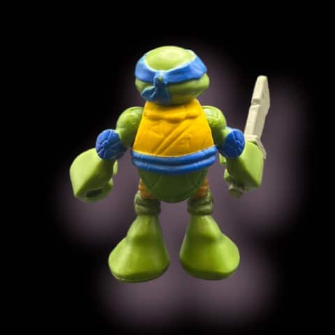 2015 Viacom Playmates TMNT Leonardo Teenage Mutant Ninja Turtles 2.5" Figure - toyscardscomics