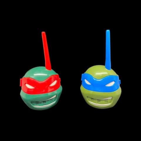 2016 Playmates Teenage Mutant Ninja Turtles Walkie-Talkie Set Leonardo & Raphael - toyscardscomics