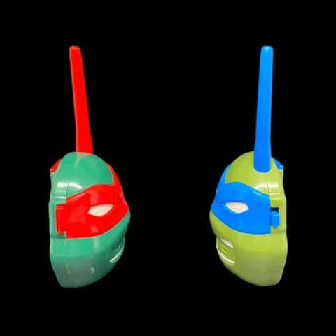 2016 Playmates Teenage Mutant Ninja Turtles Walkie-Talkie Set Leonardo & Raphael - toyscardscomics