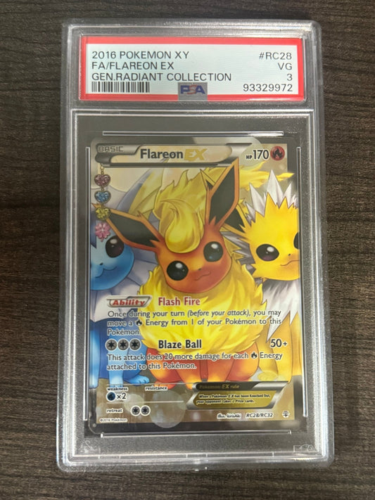 2016 Pokemon XY FA/Flareon EX Gen. Radiant Collection - toyscardscomics