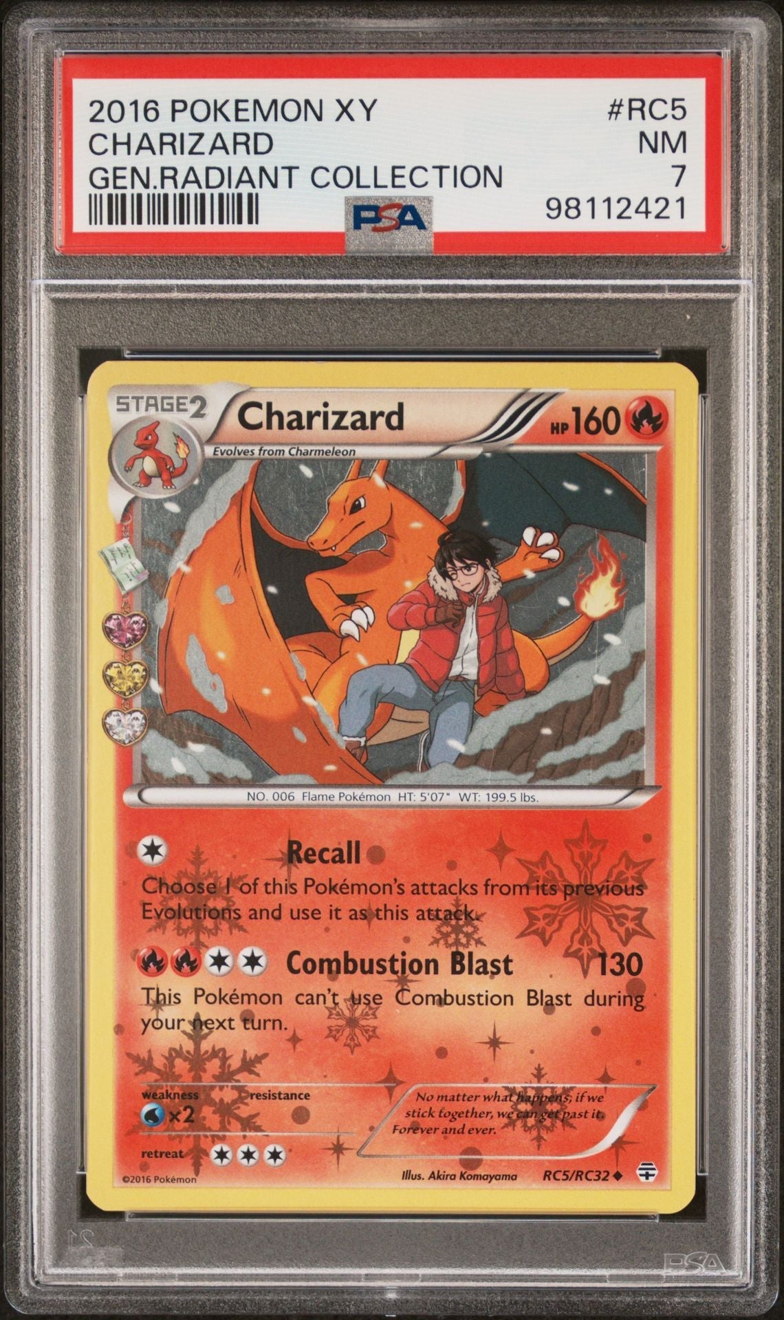 2016 POKEMON XY GENERATIONS RADIANT COLLECTION RC5 CHARIZARD - toyscardscomics