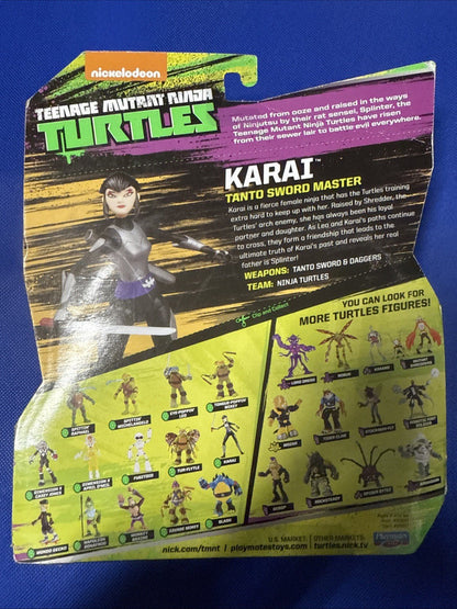 2016 TMNT Teenage Mutant Ninja Turtles KARAI Tanto Sword Master Figure New - toyscardscomics