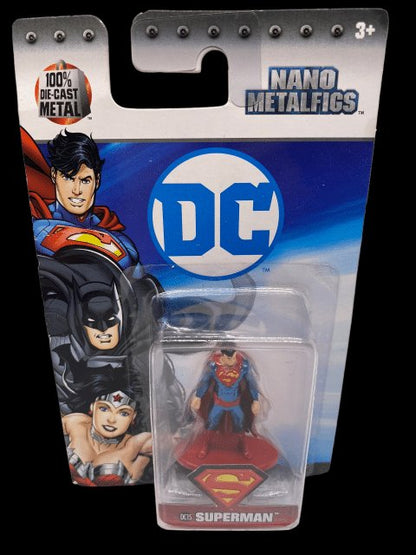 2017 - DC Comics Die-Cast Nano Metalfigs "Superman" by Jadatoys - MOC - toyscardscomics