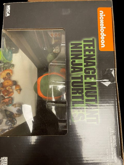 2017 - NECA "Michelangelo" 18' Action Figure by Reel Toys - Sealed in Box - toyscardscomics