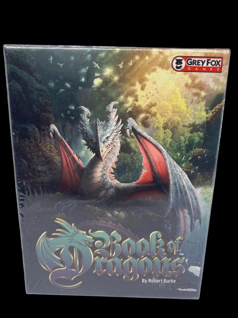 2018 - Book of Dragons Grey Fox Card Game by Robert Burke - Sealed in Original Plastic - toyscardscomics