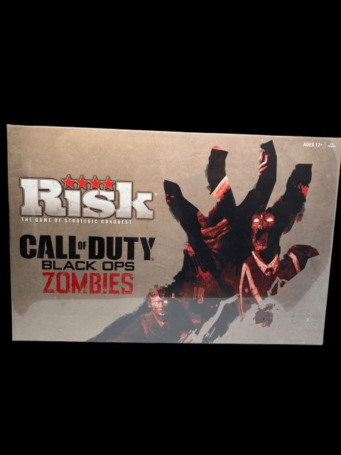 2018 - Hasbro Activision "Risck Call of Duty Black Ops Zombies" board game - Sealed in Original Plastic - toyscardscomics