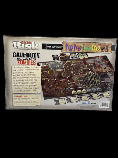 2018 - Hasbro Activision "Risck Call of Duty Black Ops Zombies" board game - Sealed in Original Plastic - toyscardscomics