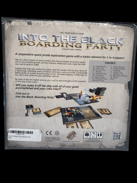 2018 - Into The Black Boarding Party designed by James J. Campbell - Sealed in Original Plastic - toyscardscomics