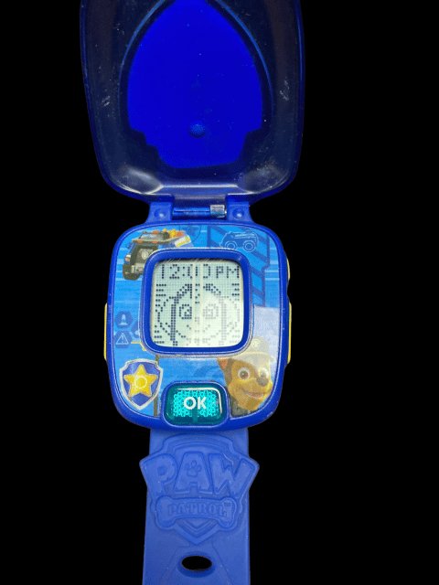 2018 - Paw Patrol Learning Watch Chase Spin Master by Vtech -Used - toyscardscomics