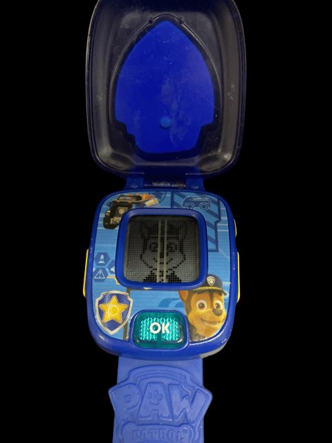 2018 - Paw Patrol Learning Watch Chase Spin Master by Vtech -Used - toyscardscomics