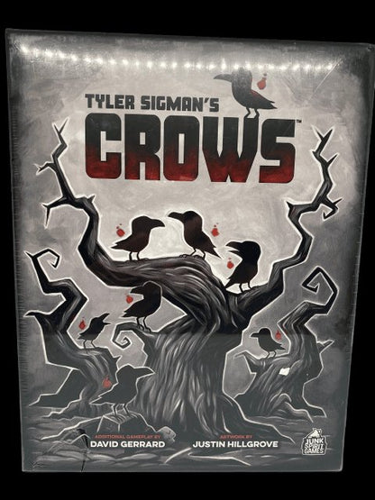 2018 - Tyler Sigman's CROWS Board Game by Junk Spirit Games - Sealed in Original Plastic - toyscardscomics