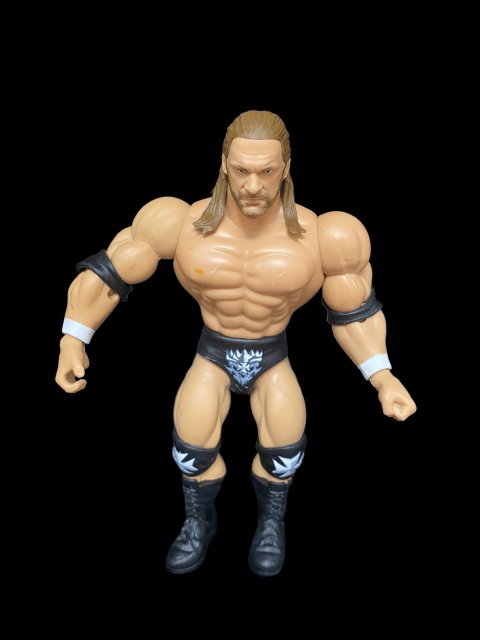 2019 - Castle Grayskull Triple H 6" Action Figure Mattel WWE Masters of Universe - Used - toyscardscomics