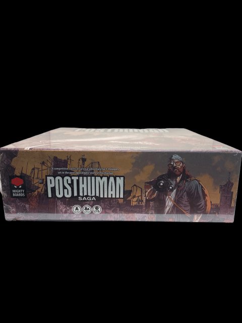 2019 - Kickstarter "POSTHUMAN SAGA" by Mighty Boards designed by Gordon Calleja - Sealed in Original Plastic - toyscardscomics