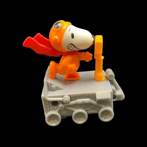 2019 McDonalds Happy Meal Peanuts Snoopy Space Buggy Figure NASA - toyscardscomics