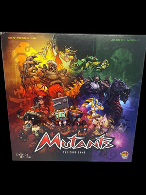 2019 - "Mutants The Card Game" by Lucky Duck Games Kickstarter- New but Open - complete