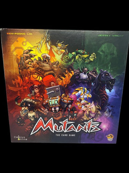 2019 - "Mutants The Card Game" by Lucky Duck Games Kickstarter- New but Open - complete - toyscardscomics