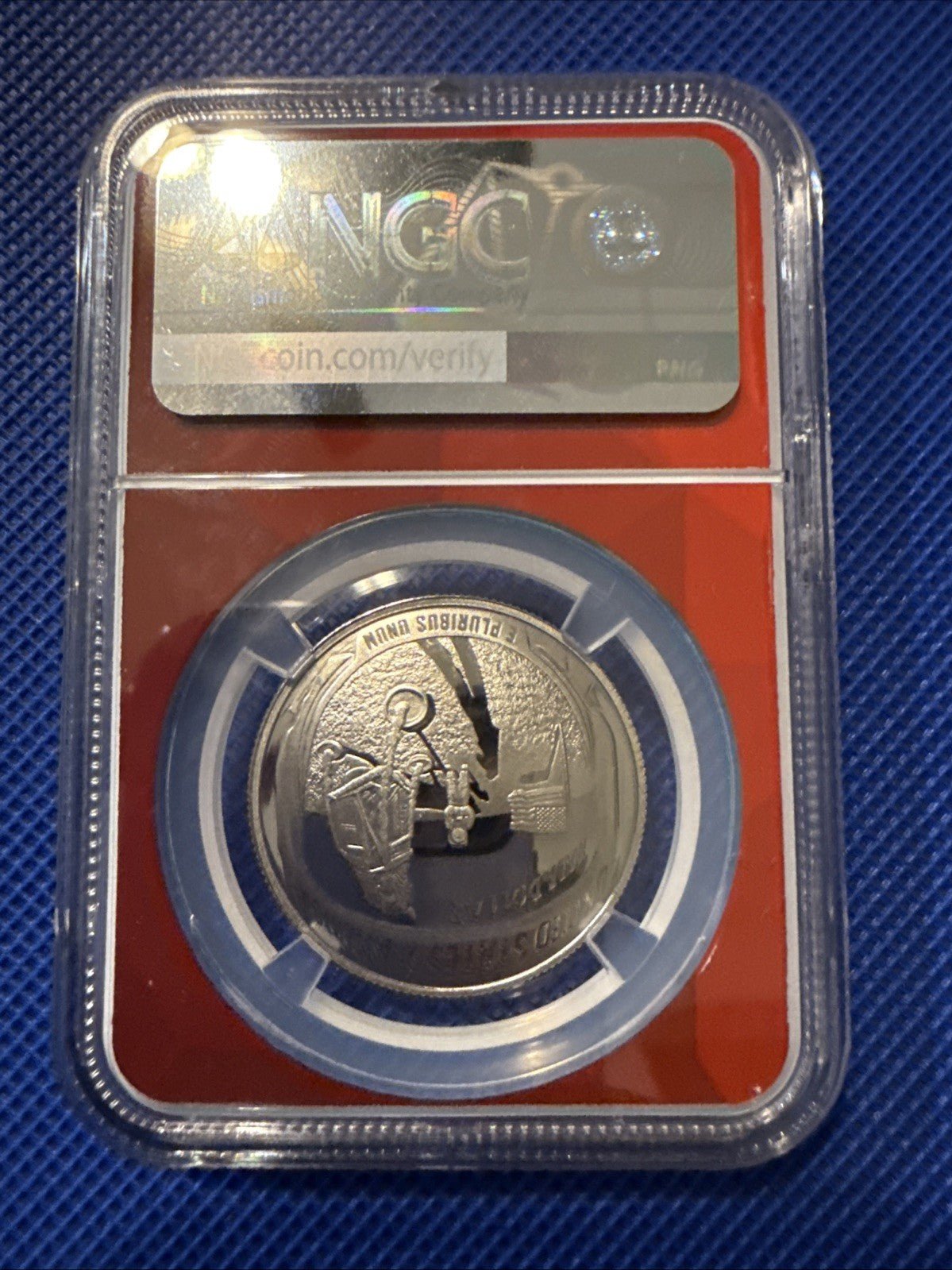 2019 - S Apollo 11 50th Anniversary HalfDollar NGC PF69 Ultra Cameo RedLabel! - toyscardscomics