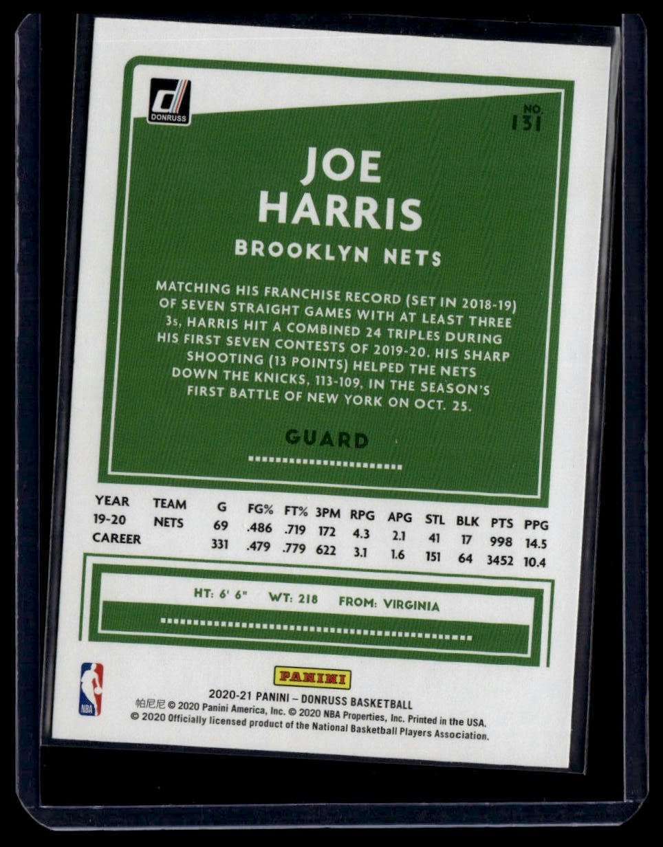 2020 - 21 Donruss #131 Joe Harris - toyscardscomics