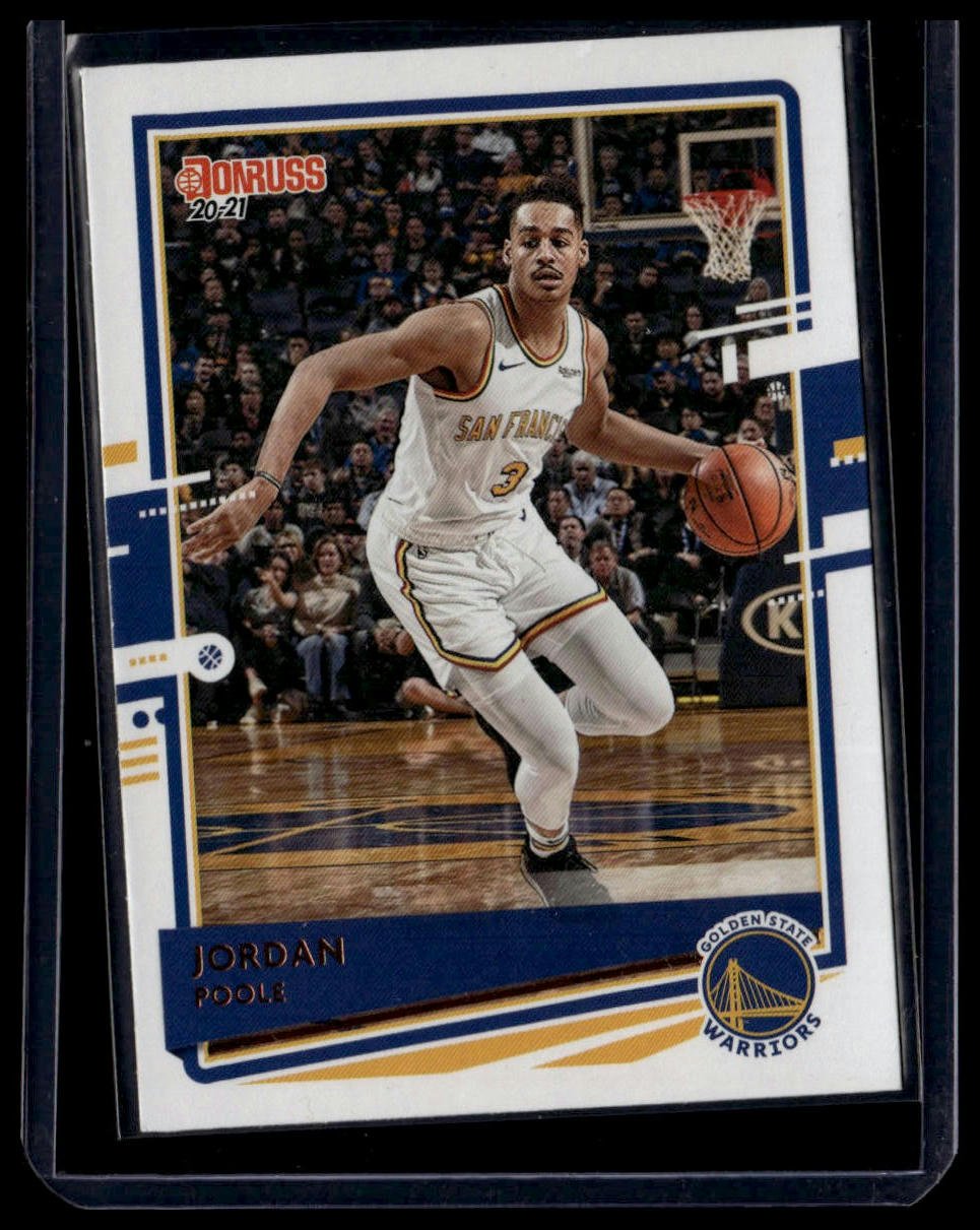 2020 - 21 Donruss #159 Jordan Poole - toyscardscomics