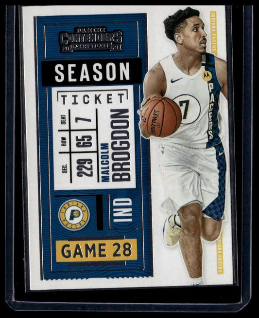 2020 - 21 Panini Contenders #8 Malcolm Brogdon - toyscardscomics