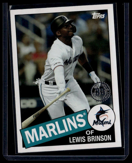 2020 Topps Update #85TB - 50 Lewis Brinson 1985 Topps Baseball 35th Anniversary - toyscardscomics