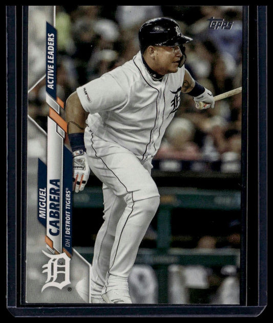 2020 Topps Update #U - 263 Miguel Cabrera Yellow - toyscardscomics