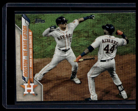 2020 Topps Update #U - 7 - (Alex Bregman / Yordan Alvarez) Black #/69 - toyscardscomics