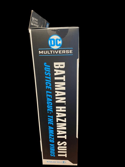 2021 - McFarlane Toys DC Multiverse Gold Label Collection "Batman Hazmat Suit" from Justice League: The Amazo Virus - MOC Sealed in box - toyscardscomics