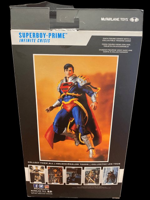 2021- McFarlane Toys DC Multiverse "Superboy-Prime" from Infinite Crisis - MOC Sealed in Box - toyscardscomics