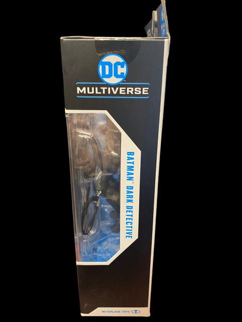 2021 - McFarlane Toys DC Multiverse "Superman" (Black Suit Variant) from the animated series - MOC Sealed in box - toyscardscomics