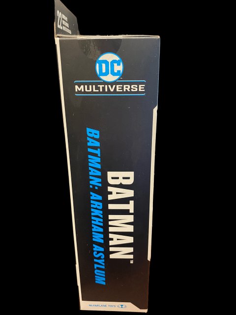 2021 - McFarlane Toys DC Multiverse "Superman" (Black Suit Variant) from the animated series - MOC Sealed in box - toyscardscomics