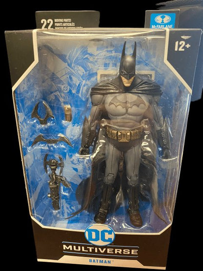 2021 - McFarlane Toys DC Multiverse "Superman" (Black Suit Variant) from the animated series - MOC Sealed in box - toyscardscomics