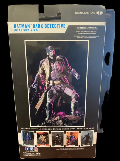 2021 - McFarlane Toys DC Multiverse "Superman" (Black Suit Variant) from the animated series - MOC Sealed in box - toyscardscomics