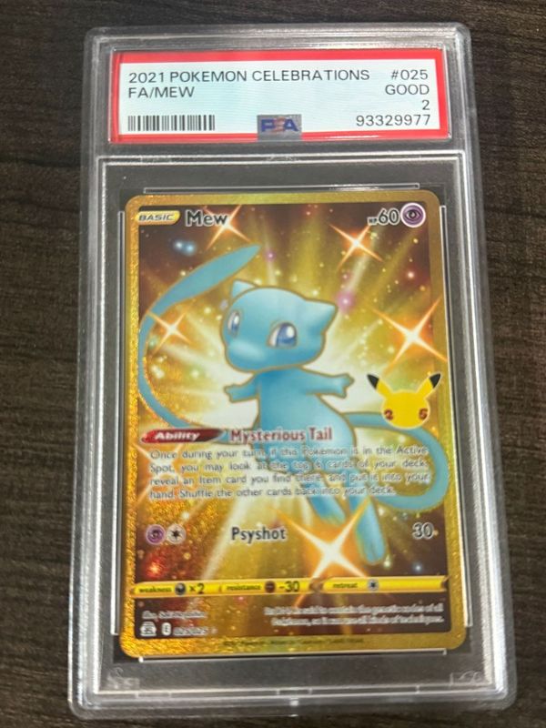 2021 Pokemon Celebrations FA/Mew - toyscardscomics