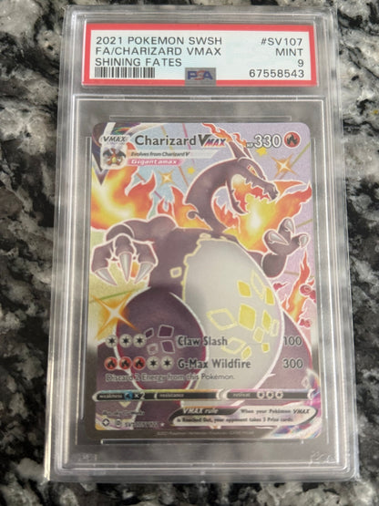 2021 Pokemon Swsh FA/Charizard Vmax Shining Fates - toyscardscomics