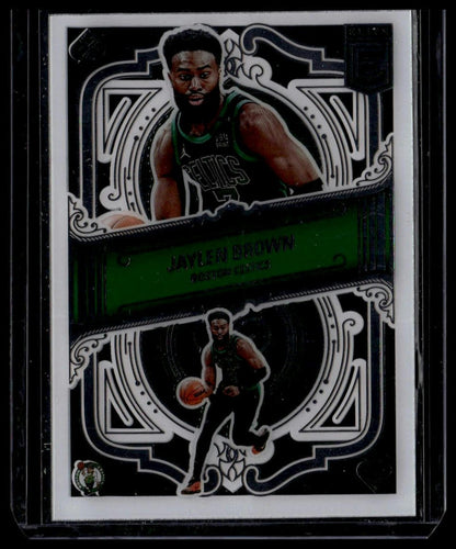 2022 - 23 Donruss Elite #29 Jaylen Brown Deck - toyscardscomics