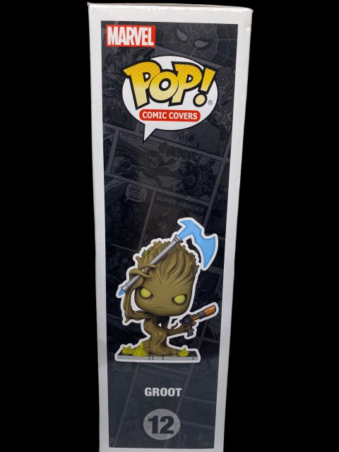 2022 - Funko Pop Comic Covers Marvel "Groot" #12 Target Exclusive with Hard Case Box - MOC in Box - toyscardscomics