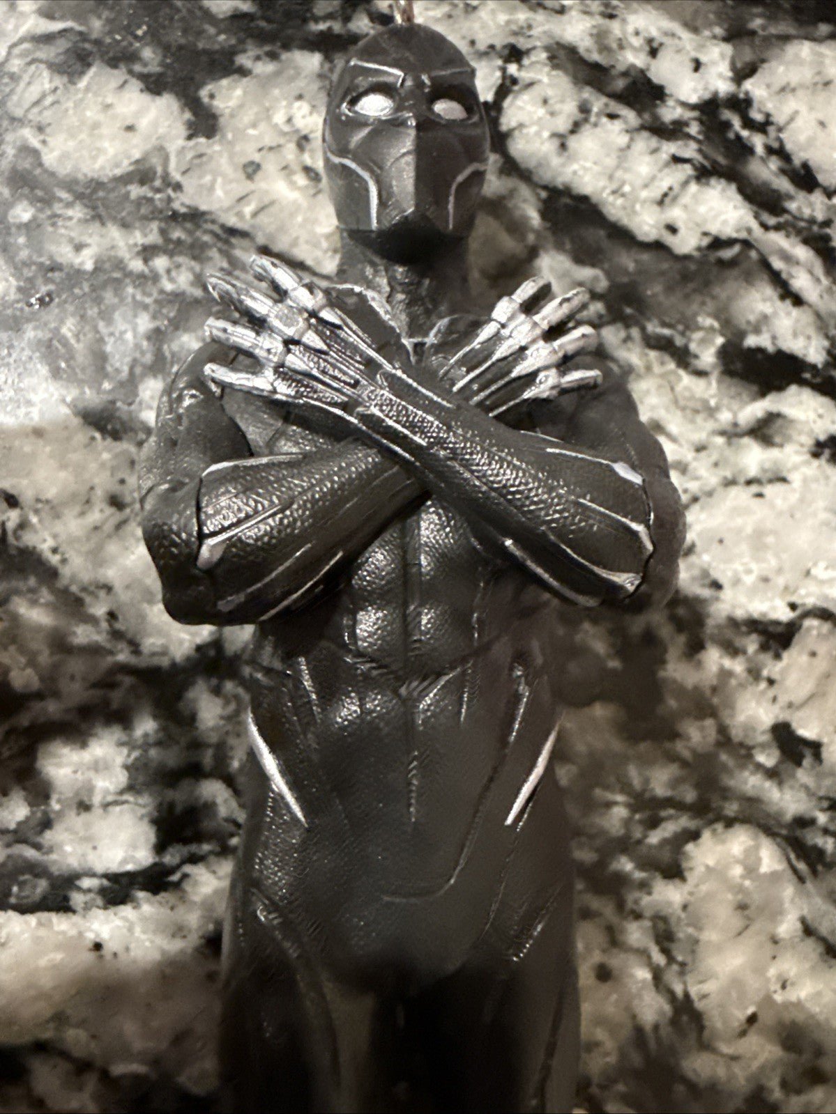 2022 Hallmark Marvel Black Panther Infinity Saga ChristmasTree Ornament - toyscardscomics