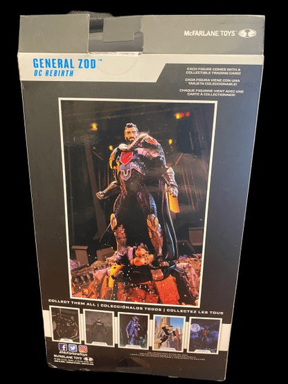 2022 - McFarlane Toys DC Multiverse "General Zod" from DC Rebirth - MOC Sealed in box - toyscardscomics