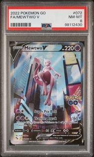 2022 POKEMON GO 072 FULL ART/MEWTWO V - toyscardscomics