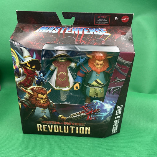 2023 Masters of the Universe Revolution Gwildor and Orko - toyscardscomics
